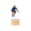 Gymstick 61162PlyoBox aus Holz&ndash;braun, 76x 60x 50cm