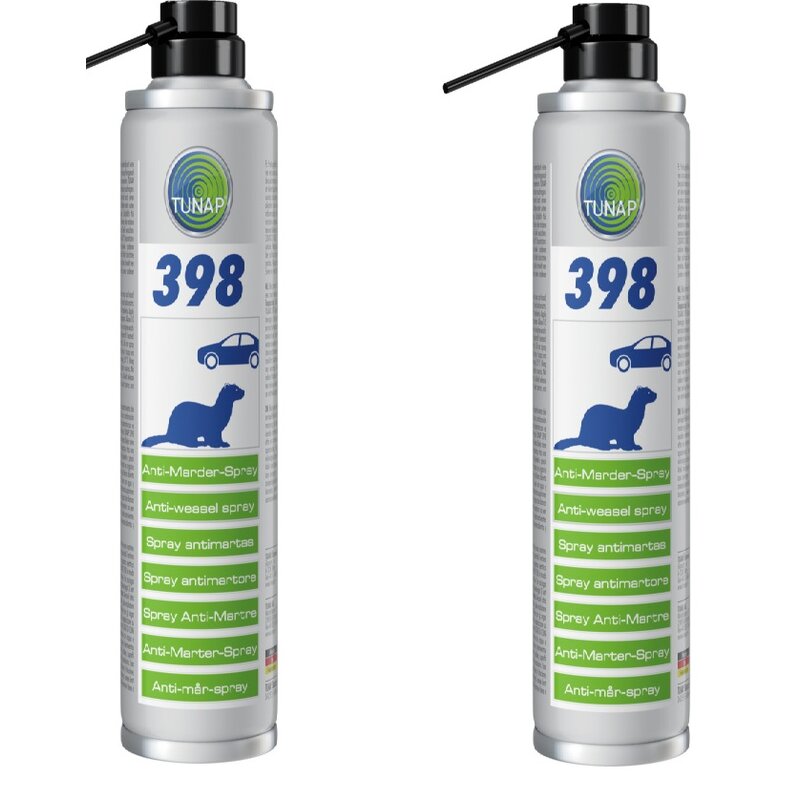 2X Tunap 398 Nager-Abwehrspray, wasserfester Klebstoff gegen
